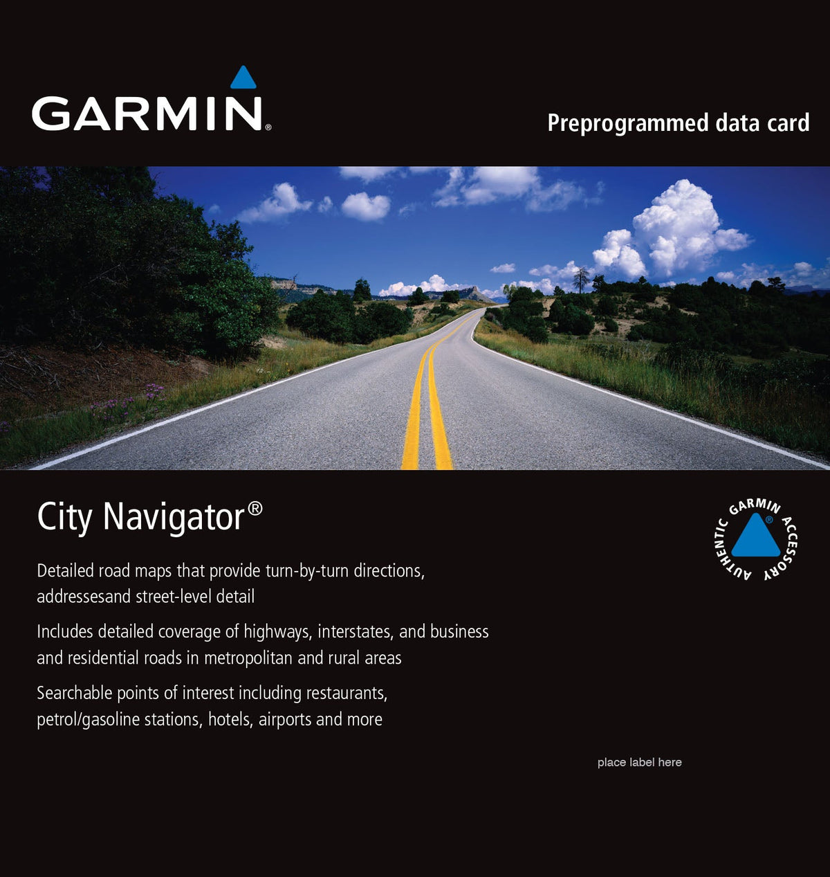 Garmin microSD™/SD™ card: City Navigator Middle East & Northern Africa NT