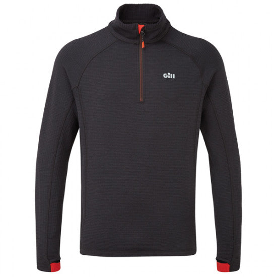 Gill 1081 4-vejs Thermal fleece m/hals lynlås Grafit Str XXL