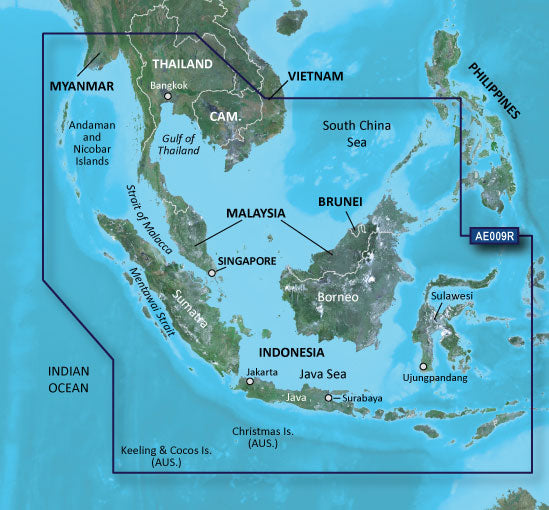 Garmin microSD™/SD™-Karte: HXAE009R – Sin/Mal/Indonesien