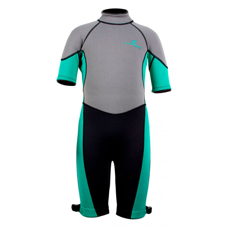 Våddragt OcenB 3mm Boys turqui, short