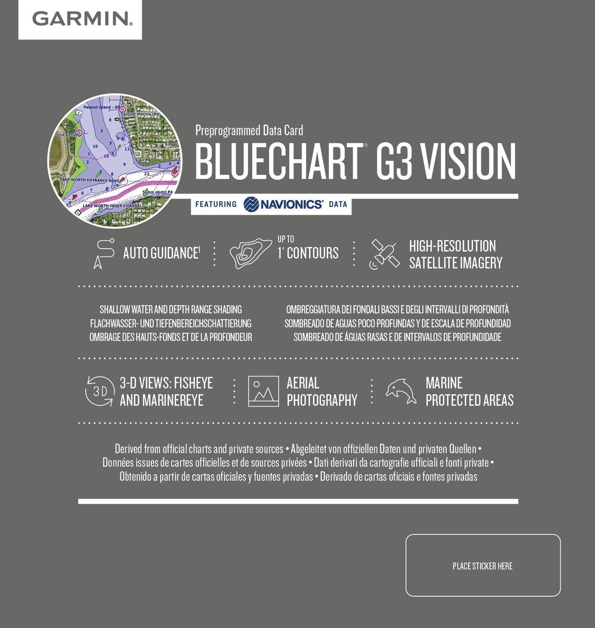 Garmin BLUECHART&reg; G3 søkort, VEU474S Norddanmark-Edjeren
