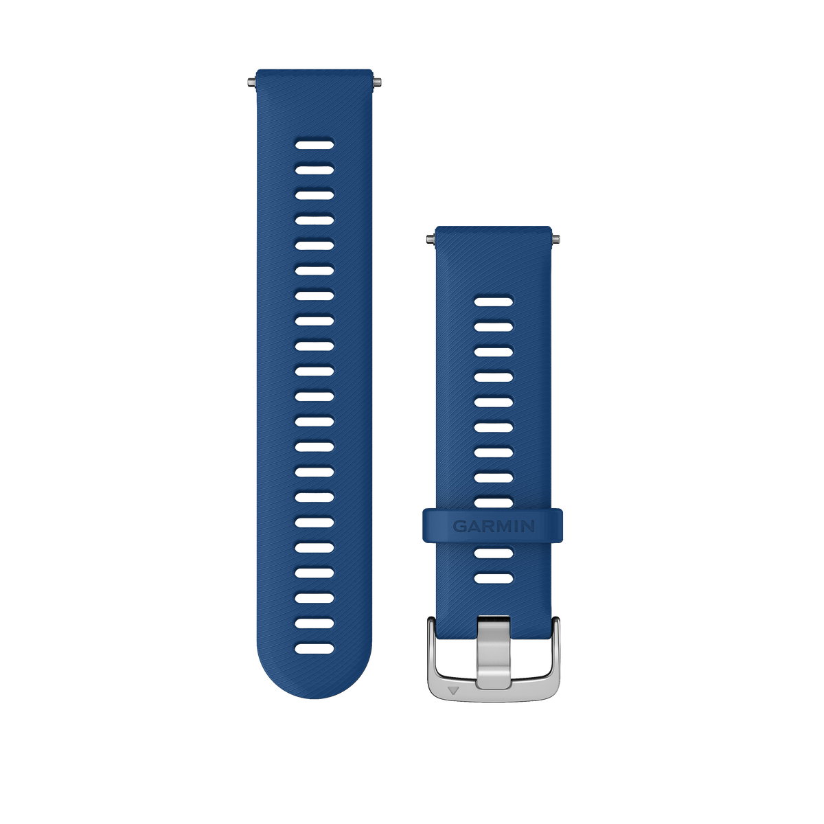 Garmin Quick Release remme (22 mm), Tidal Blue, sølv hardware