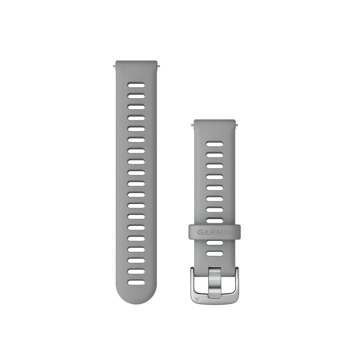 Garmin Quick Release Straps (18mm), Powder Grey, Silver Hardware 