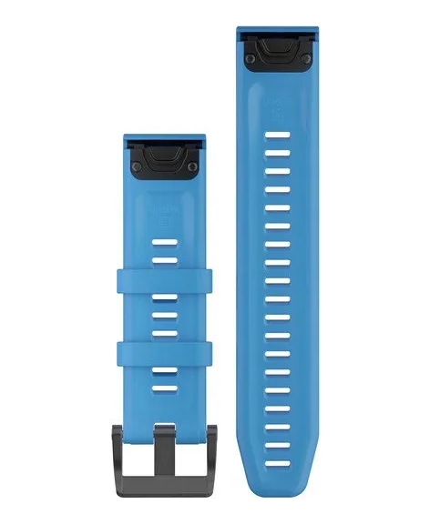 Garmin QuickFit® 22 urremme, Cyan Blue silikone