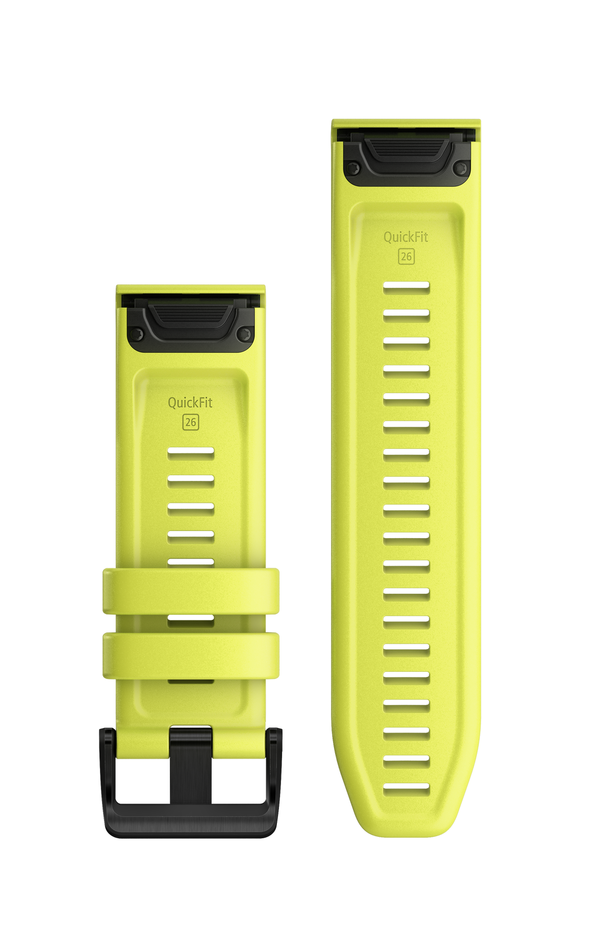 Garmin QuickFit® 26 watch strap, Amp Yellow silicone 