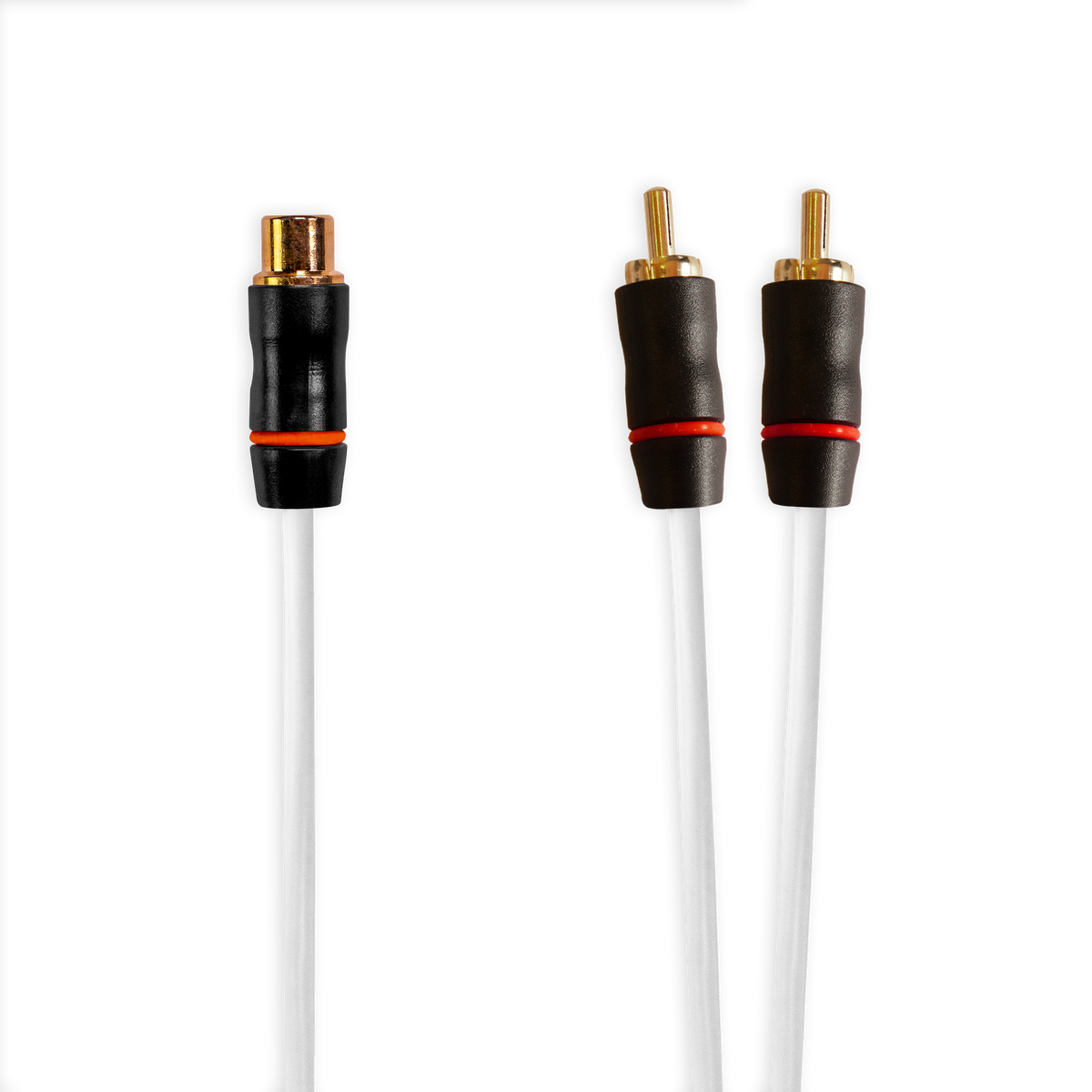 Garmin Fusion® RCA kabler, RCA fordelerkabel, hun til dobbelt han