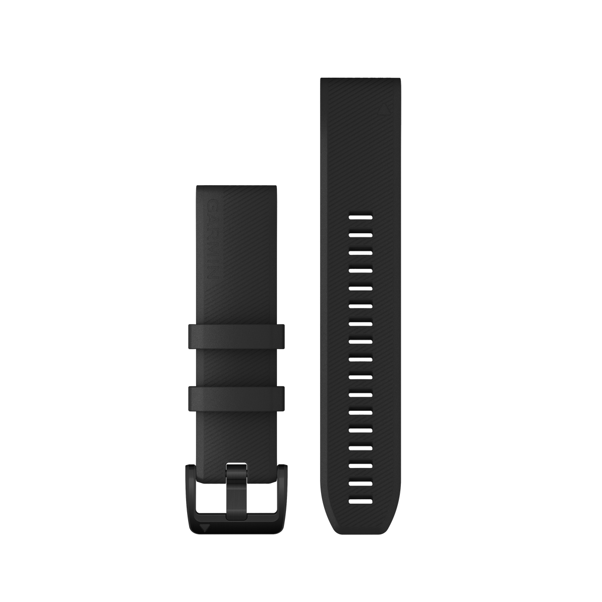 Garmin QuickFit® 22 urremme, Sort, sort hardware i rustfrit stål