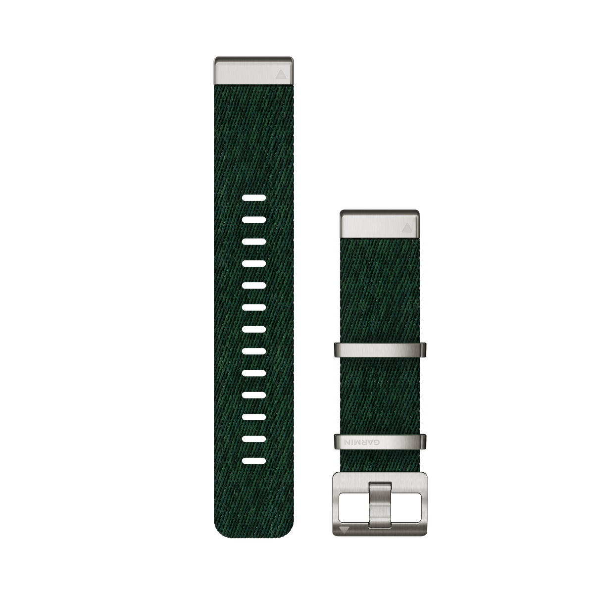 Garmin QuickFit® 22 urremme, Jacquardvævet nylonrem – Pine Green