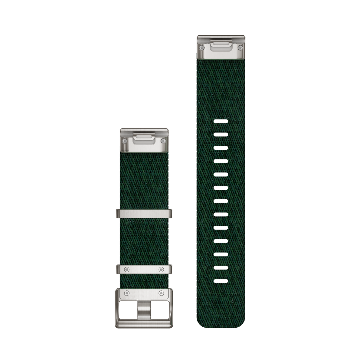 Garmin QuickFit® 22 urremme, Jacquardvævet nylonrem – Pine Green