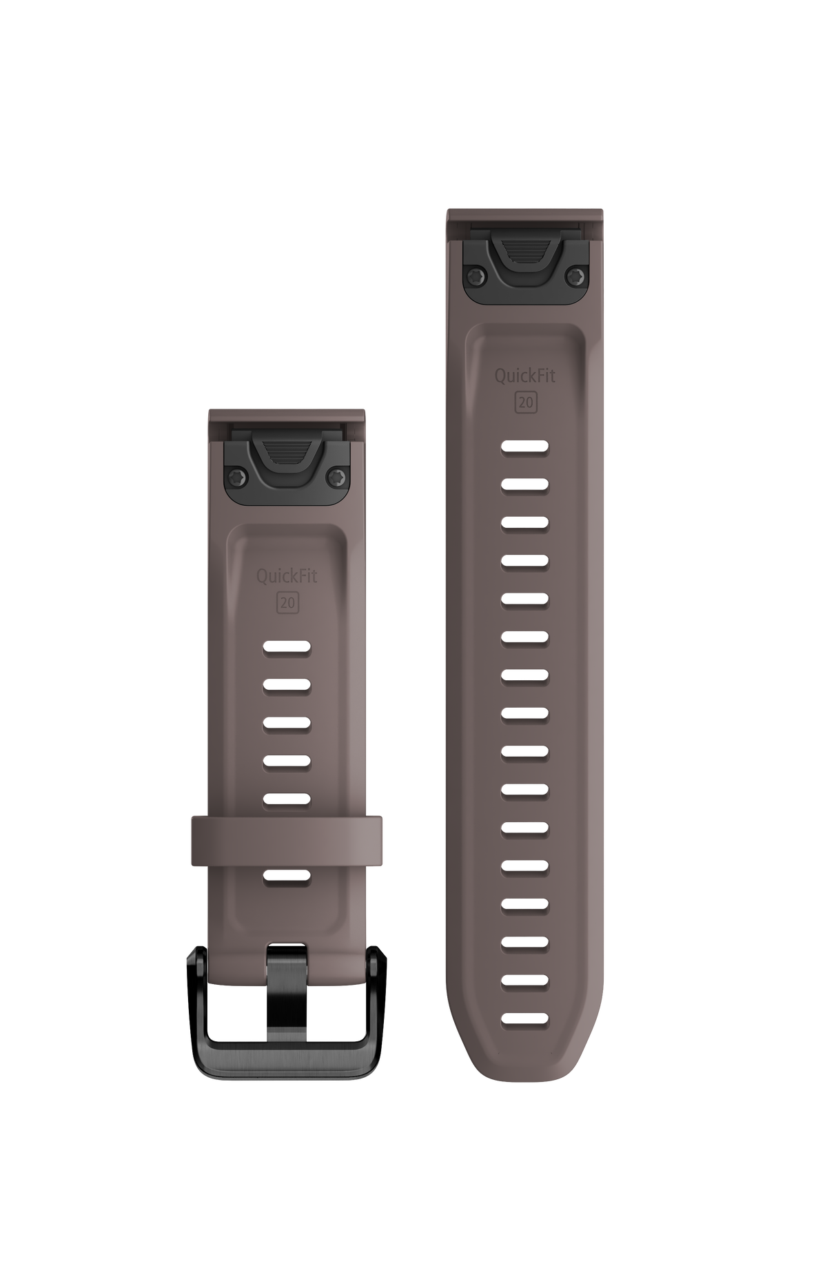 Garmin QuickFit® 20 watch strap, Shale Gray silicone