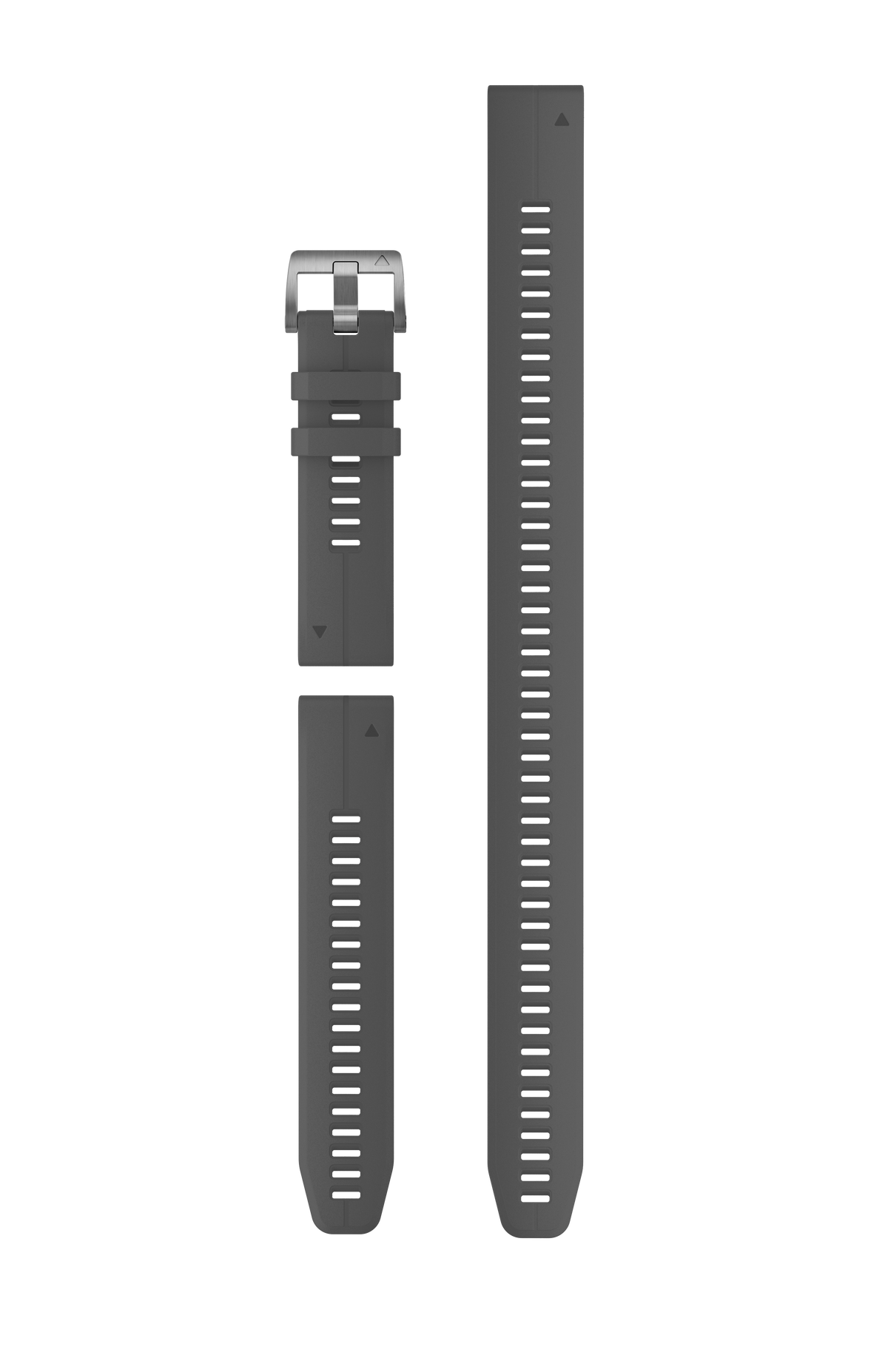 Garmin QuickFit® 22 Taucheruhrenarmbänder, schiefergraues Silikon (3-teiliges Tauchset) 