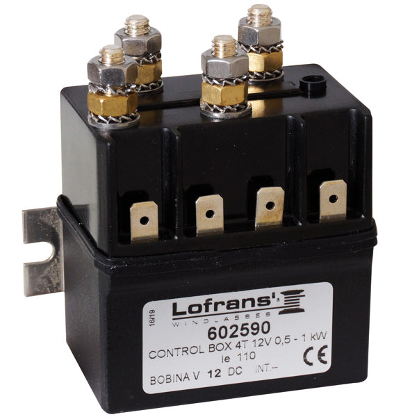 Relæboks 12v 500-1000W 4-polet