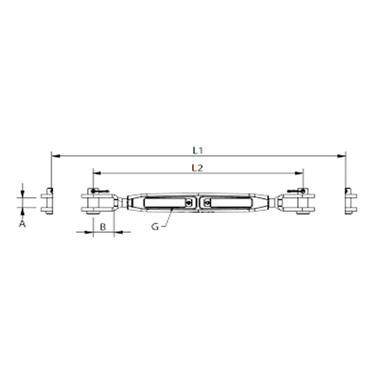Vantskrue Bronze G/G 1/2" 248/358mm     130012a