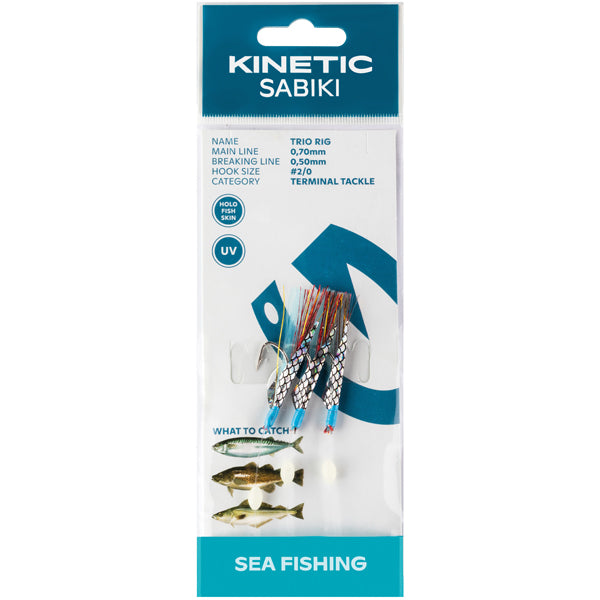 KINETIC Sabiki-Makrele/Kabeljau, Vorderrot/