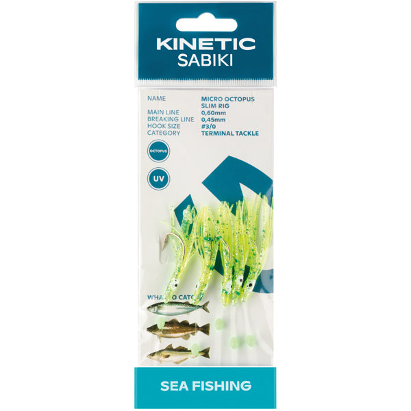 KINETIC Sabiki Makrel/torsk 3/0 Grøn