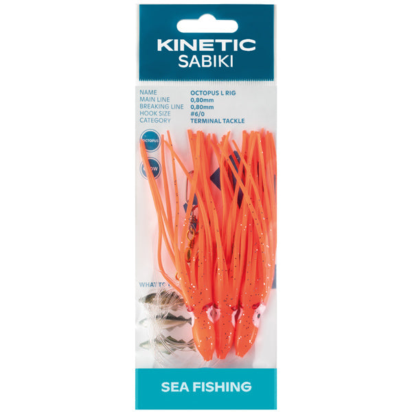KINETIC Sabiki Torsk/sej 6/0 Orange