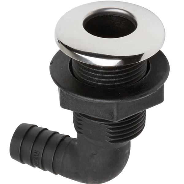 Gennemføring med RF hætte 90gr