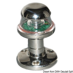 Orions AISI 316/360° hvid led i rustfri
