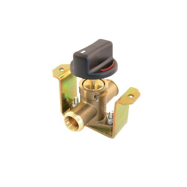 Ventil 16mm zur Einstellung des Temperaturniveaus eingebaut