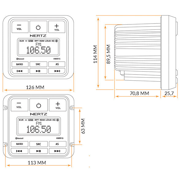 Hertz HMR 15 - DIGITAL MEDIA MODTAGER
