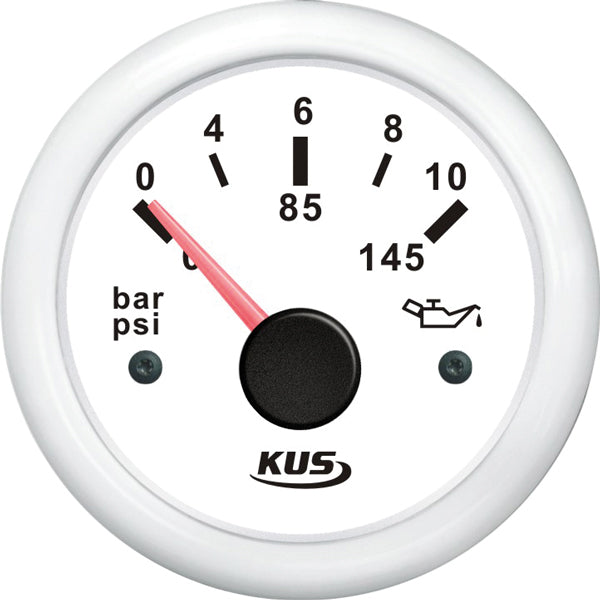 KUS Öldruck Weiß 0-10 bar 12/24V