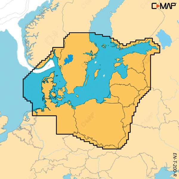 C-Map Reveal X, Skagerak, Kattegat