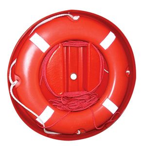 Rettungsring mit 30m Schwimmleine im runden Behälter