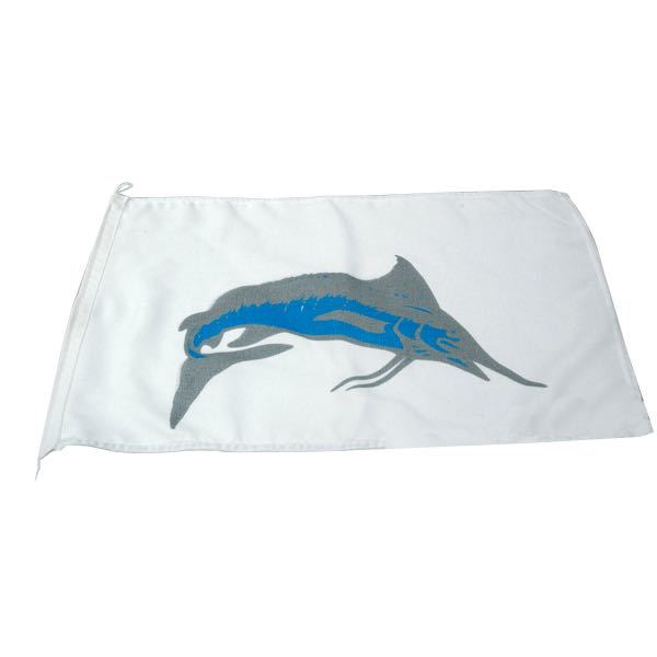 Humør-flag fiske-flag 30x45cm