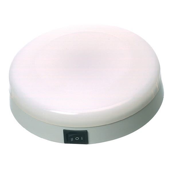 Loftslampe plast 3 pos. Ø 140mm 12V