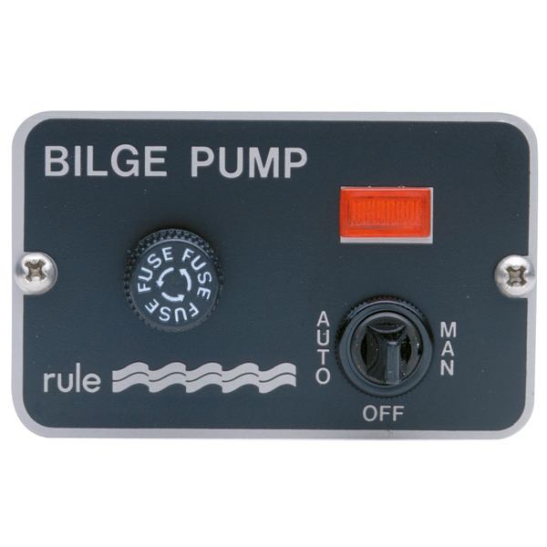 Regelpumpenpanel mit Schalter und Anzeige, 24 V