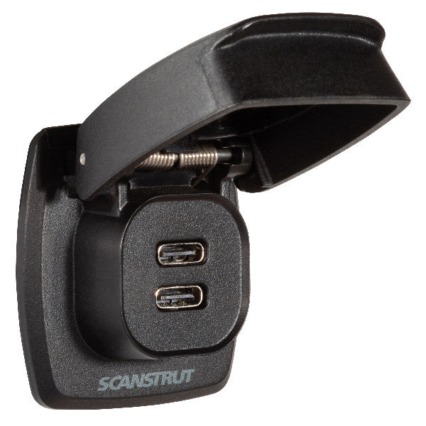 ScanStrut Flip-Pro vandtæt 2 x USB C ladestik 12-24V /36-60W