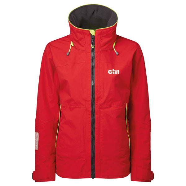 Gill OS32JW Küstenjacke für Damen, rot, Größe 8