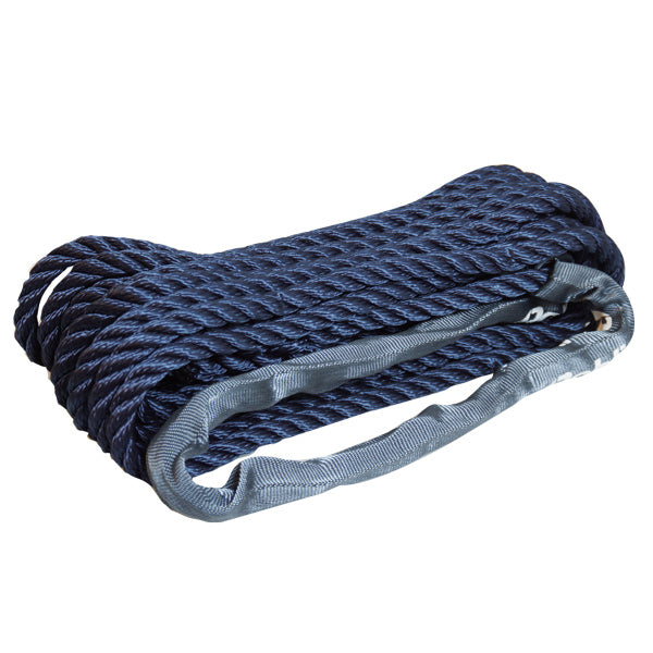 Robline fortøjning, øje med webbing, 3-slået 10m