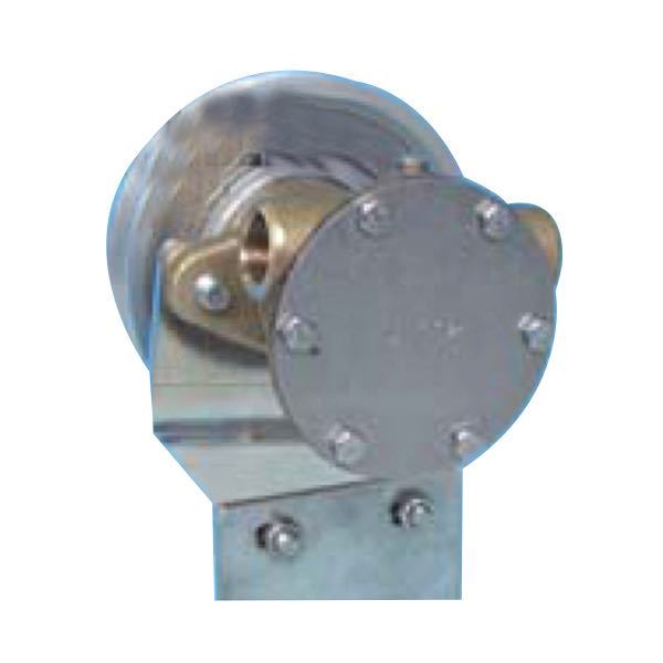 Pumpe med flange til motor