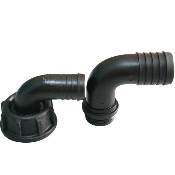 Entlüftungsdüse 90° Set Ø20 und Ø25mm 1" Gewinde