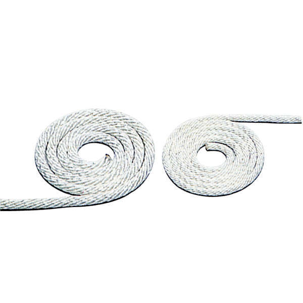 Startsnor hvid nylon - 100 meter
