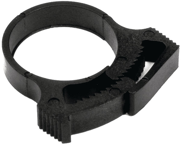 Spændebånd plast 11,1 - 12,9mm sort - 6mm