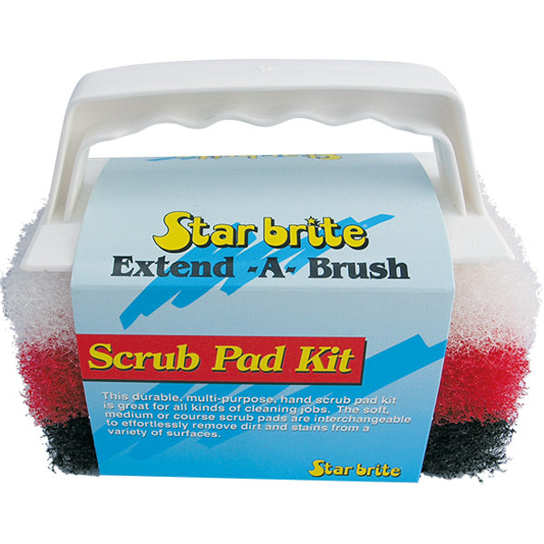 Star Brite Schrubber-Set mit Griff, 4-teilig