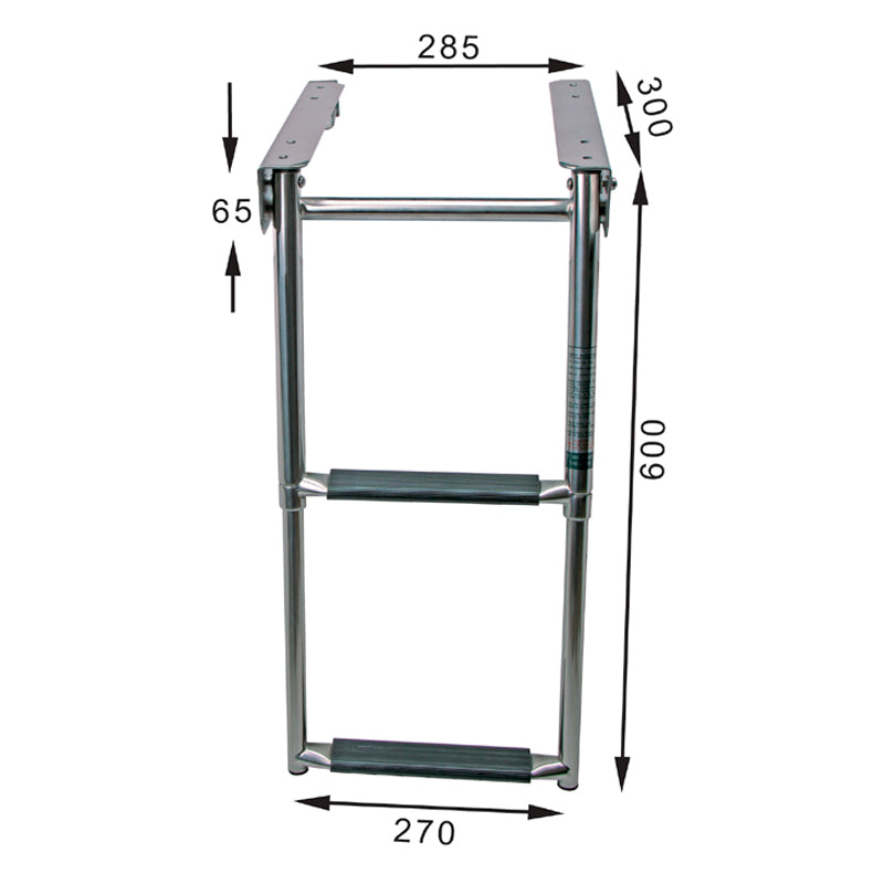 Bath ladder cassette 2 steps