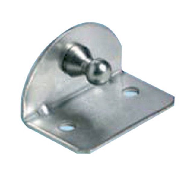 Beslag RF kugle led 8mm vinkel indvendig