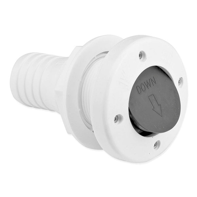 Bundprop Hvid Nylon f/Ø:36 mm     Lgd. 95 mm
