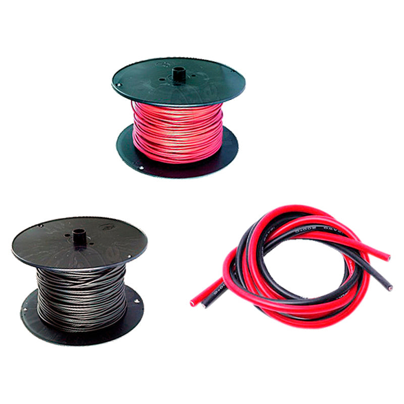 Ledning enkelt 16mm2 sort fortinnet