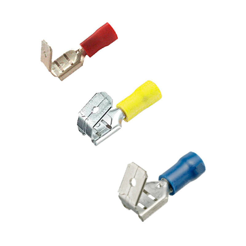 Fladstik Med Fordeler Gul 4,0-6,0 mm² 6,3x0,8  100 Stk.