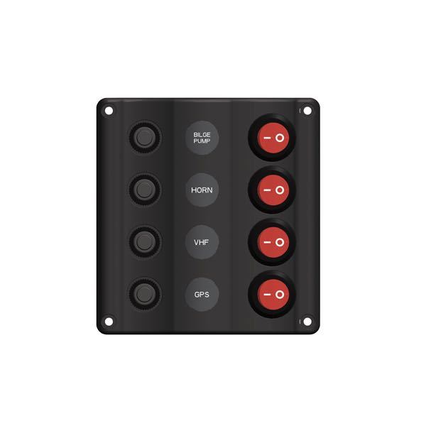 Elpanel Wave kontakt m/automatsikring