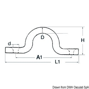 SS eye bridge 4x42 mm