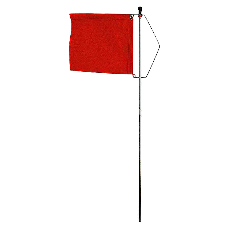 Vindindikator rf M/Kontravægt rødt Flag 150x190mm