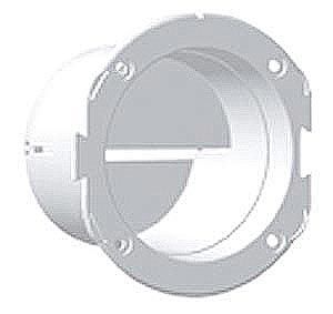 Ventilation hose connector straight Ø 75mm