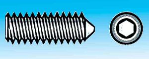 Pinolskrue m/SPIDS A4 M4x10 6/stk