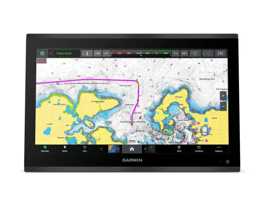 GPSMAP® 9019, Premium kortplotter med globalt baggrundskort