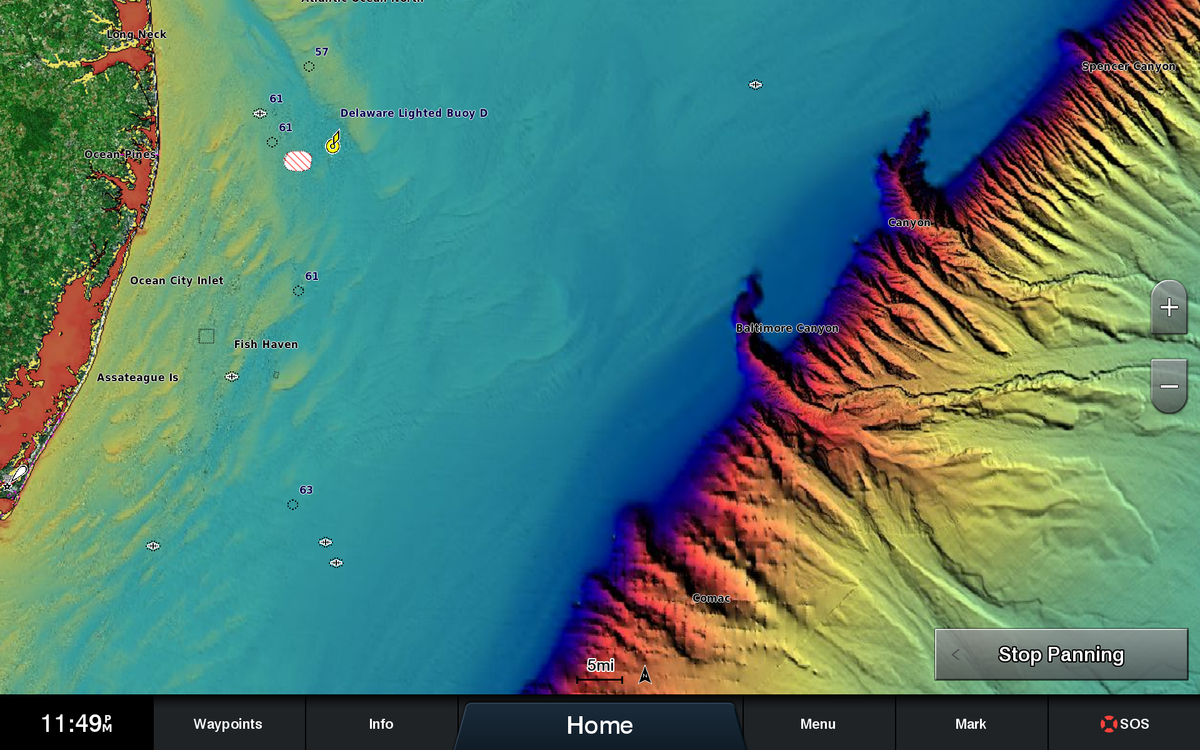 Garmin VUS010R-Southeast Florida and Bahamas